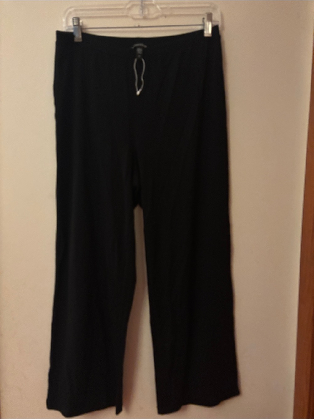 Eileen Fisher Black Wide-Leg Pants